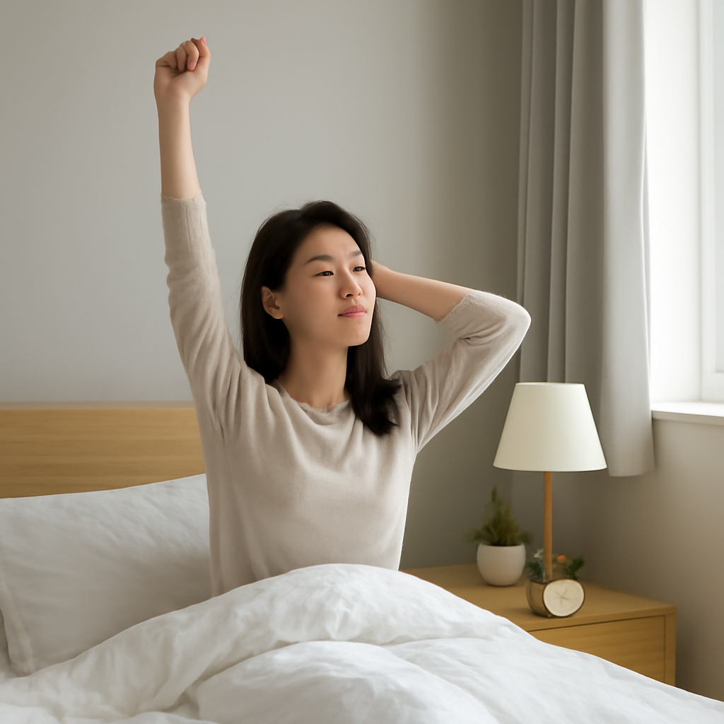 아침기상 대표 이미지